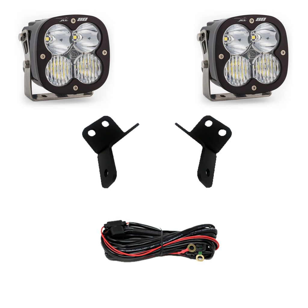 Baja Designs 447153 XL80 A-Pillar Light Kit for Select Honda SXS10S2R Talon 1000R, Honda SXS10S2RD Talon 1000R FOX Live Valve, Honda SXS10S2X Talon 1000X, Honda SXS10S2XD Talon 1000X FOX Live Valve, Honda SXS10S4 Talon 1000X-4, Honda SXS10S4 Talon
