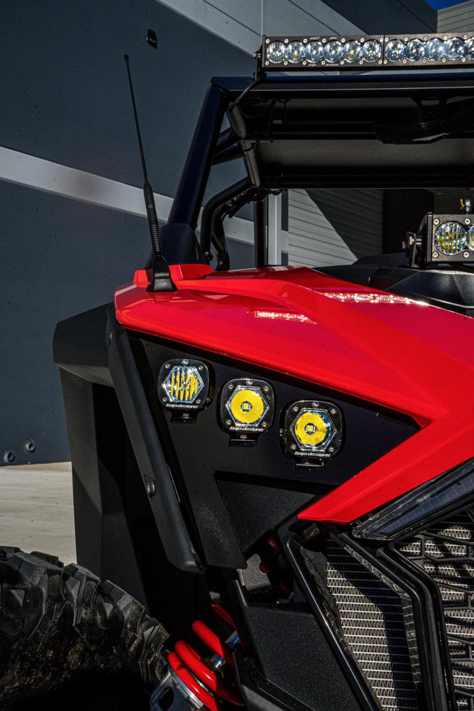 Baja Designs 447156 S1 Triple LED Headlight Kit for Select Polaris RZR PRO XP, Polaris RZR PRO XP 4, Polaris RZR PRO XP 4 Orange Madness LE, Polaris RZR PRO XP 4 Premium, Polaris RZR PRO XP 4 Sport, Polaris RZR PRO XP 4 Ultimate, Polaris RZR PRO XP