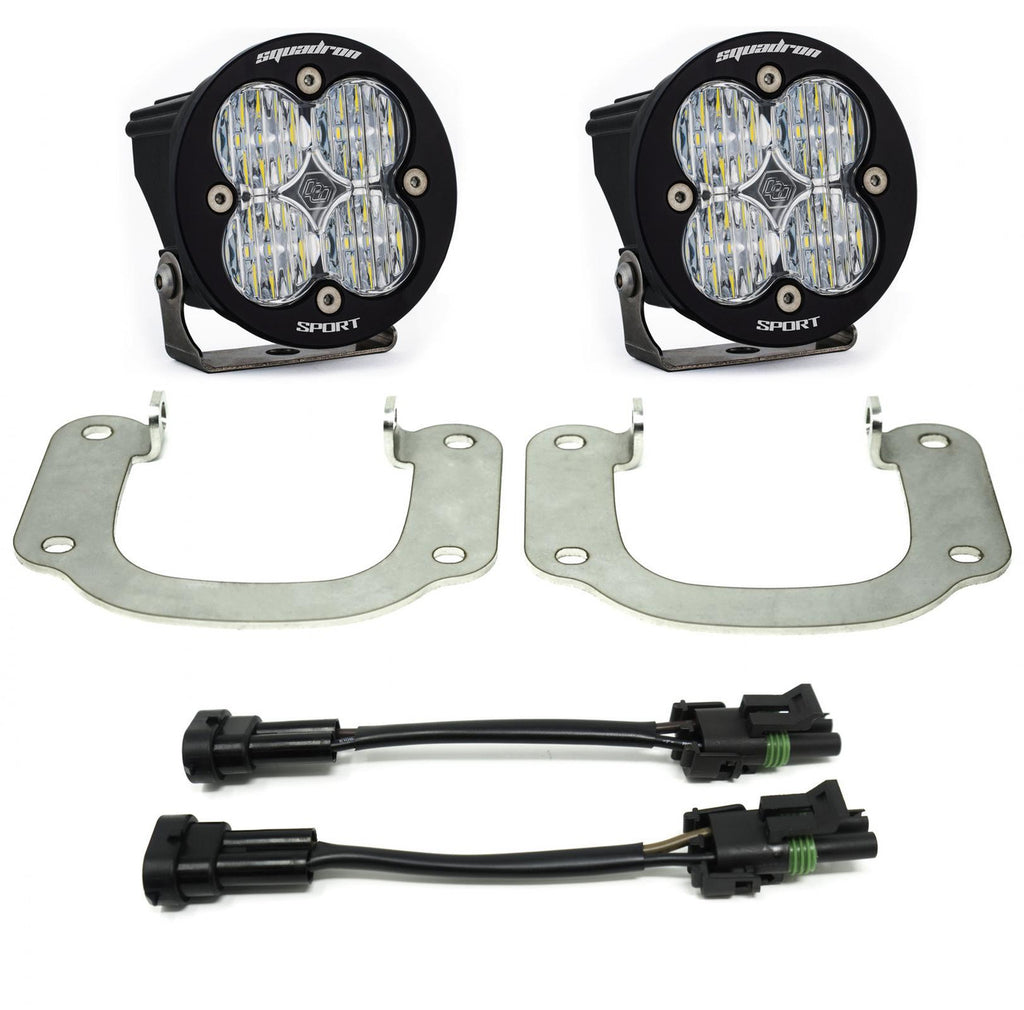 Baja Designs 447501 Squadron-R Sport Fog Pocket Light Kit for Select Nissan TITAN, Nissan TITAN XD