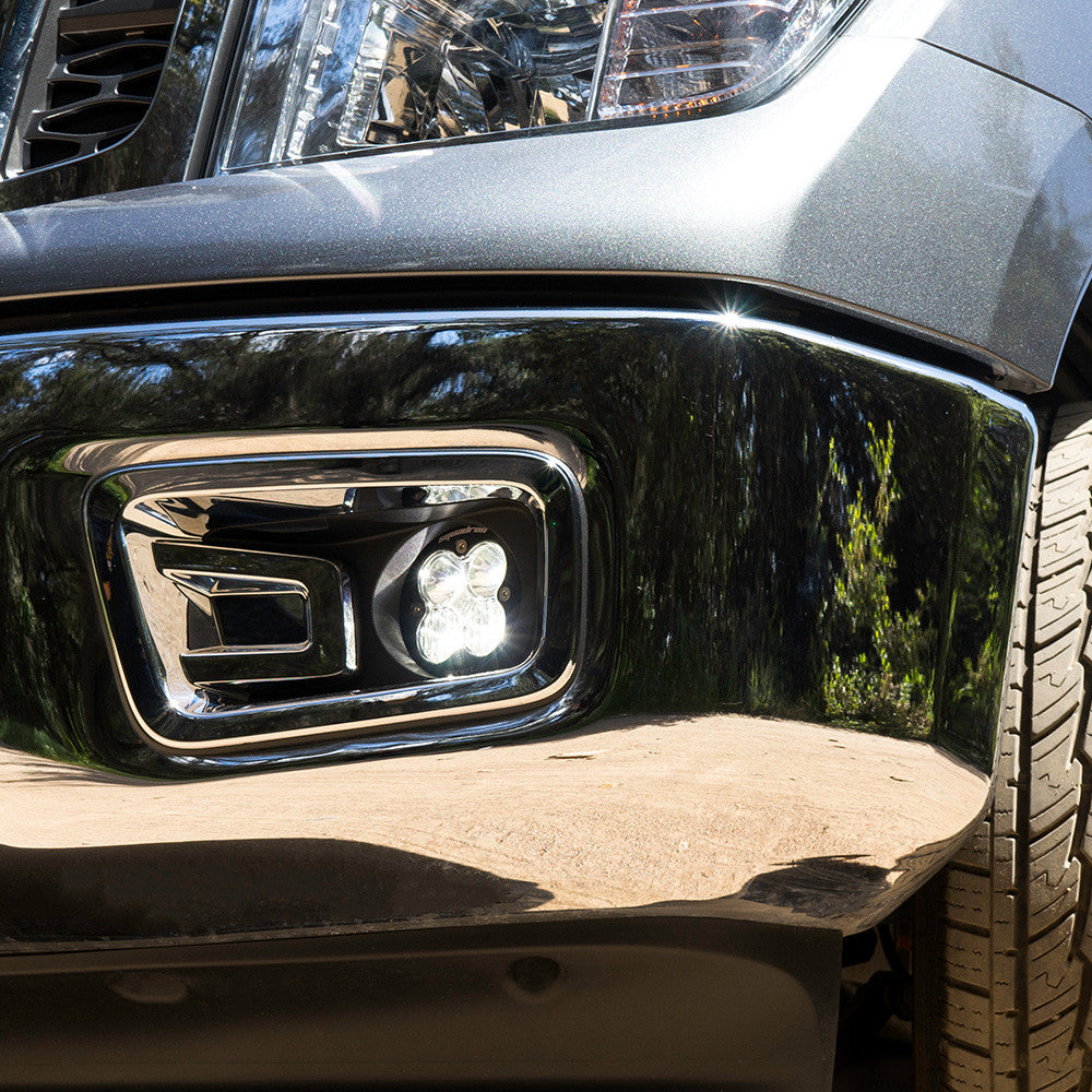 Baja Designs 447502 Squadron-R Pro Fog Pocket Light Kit for Select Nissan TITAN, Nissan TITAN XD