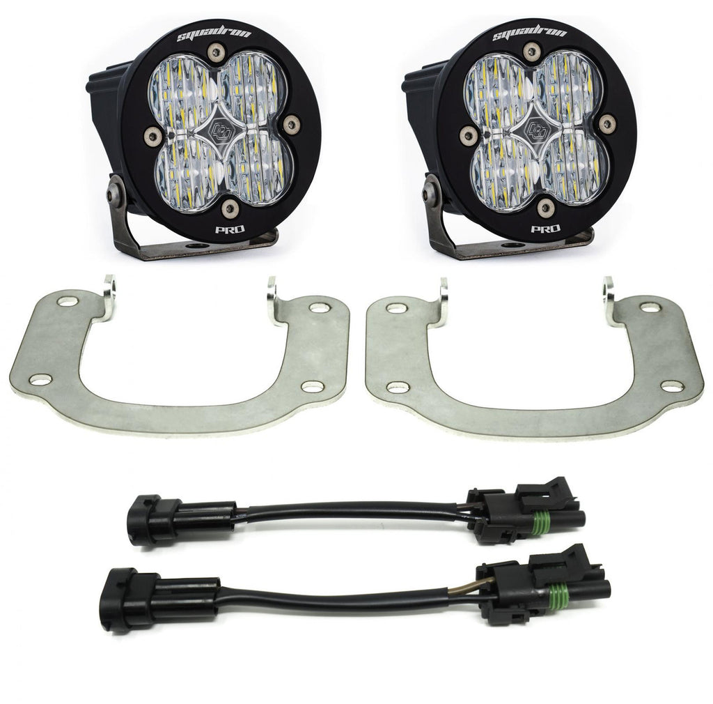 Baja Designs 447502 Squadron-R Pro Fog Pocket Light Kit for Select Nissan TITAN, Nissan TITAN XD