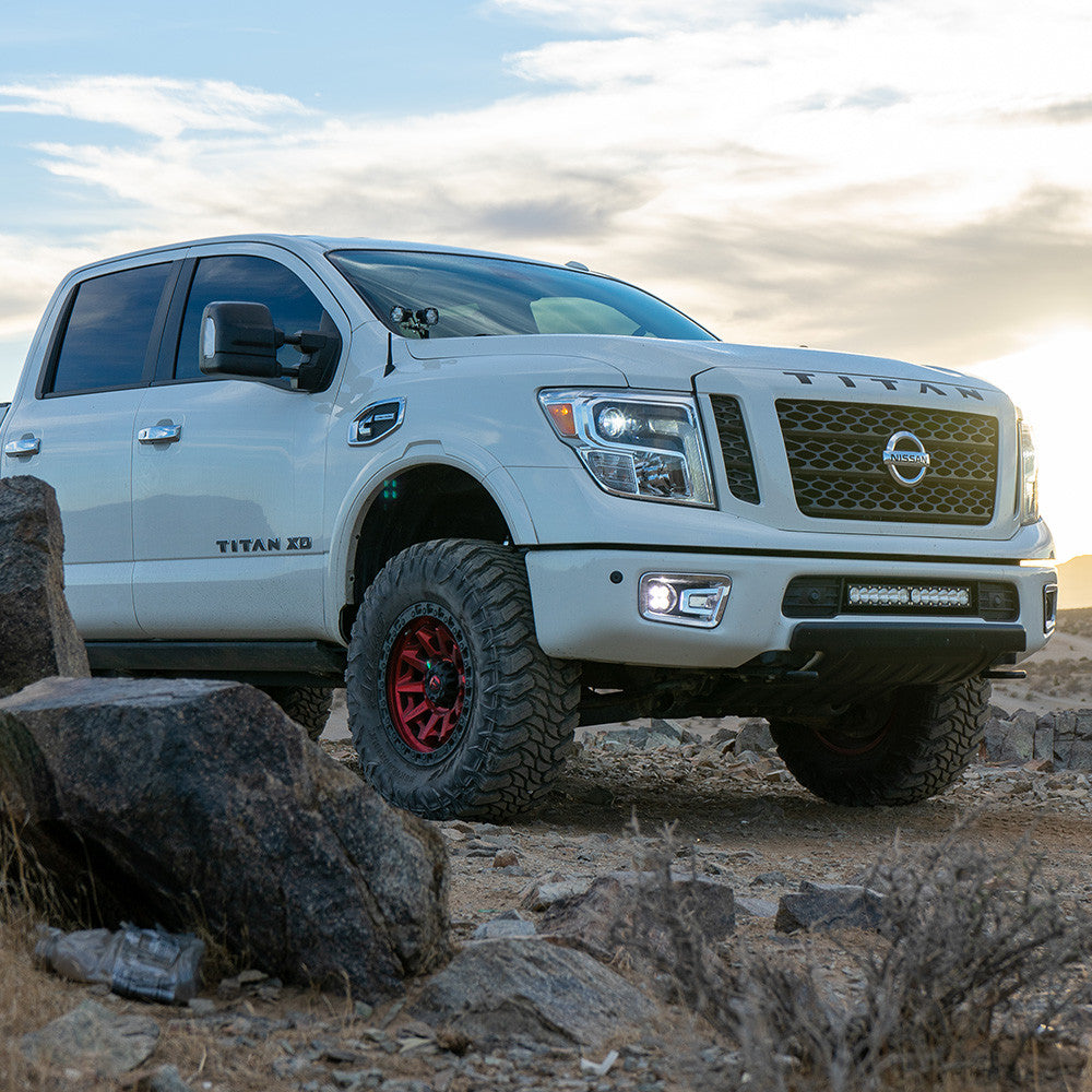Baja Designs 447502 Squadron-R Pro Fog Pocket Light Kit for Select Nissan TITAN, Nissan TITAN XD