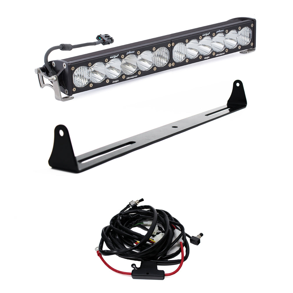 Baja Designs 447514 OnX6+ 20 Inch Bumper Light Bar Kit for Select Chevrolet Silverado 1500, Chevrolet Silverado HD, Chevrolet Silverado HD, GMC Sierra 1500, GMC Sierra HD, GMC Sierra HD