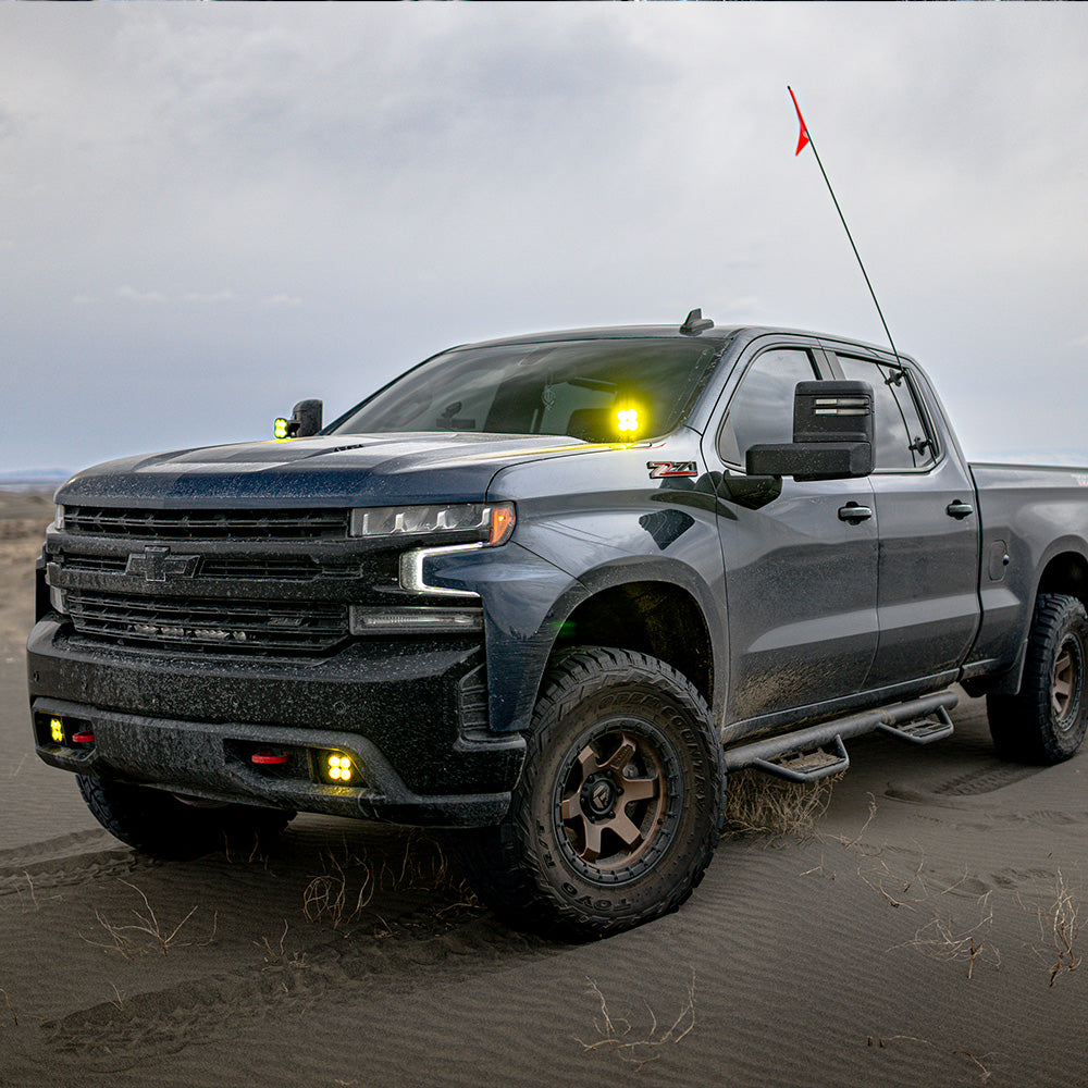 Baja Designs 447518 Squadron Sport Fog Pocket Light Kit for Select Chevrolet Silverado 1500, Chevrolet Silverado HD, Chevrolet Silverado HD