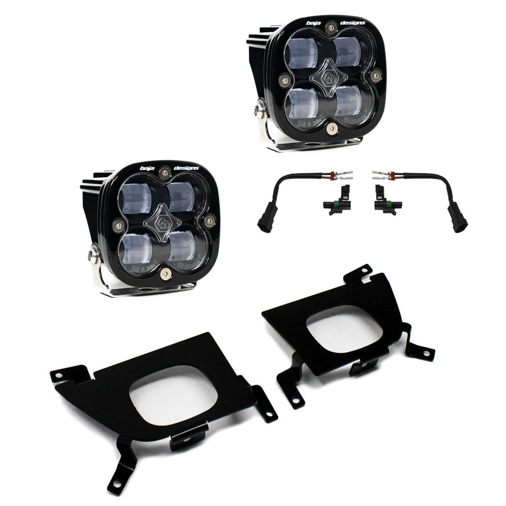 Baja Designs 447528 Squadron SAE Fog Pocket Light Kit for Select Chevrolet Silverado 1500, Chevrolet Silverado HD, Chevrolet Silverado HD