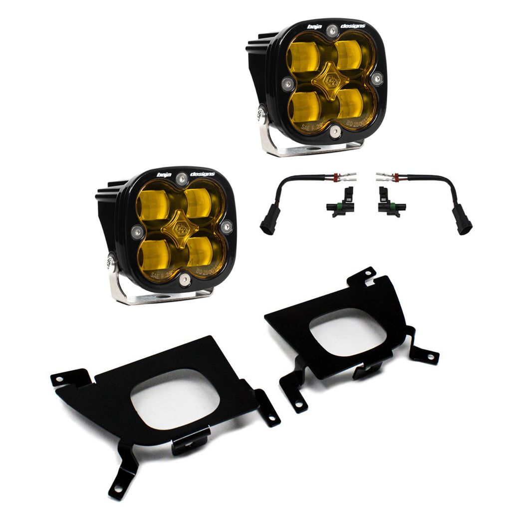 Baja Designs 447529 Squadron SAE Fog Pocket Light Kit for Select Chevrolet Silverado 1500, Chevrolet Silverado HD, Chevrolet Silverado HD