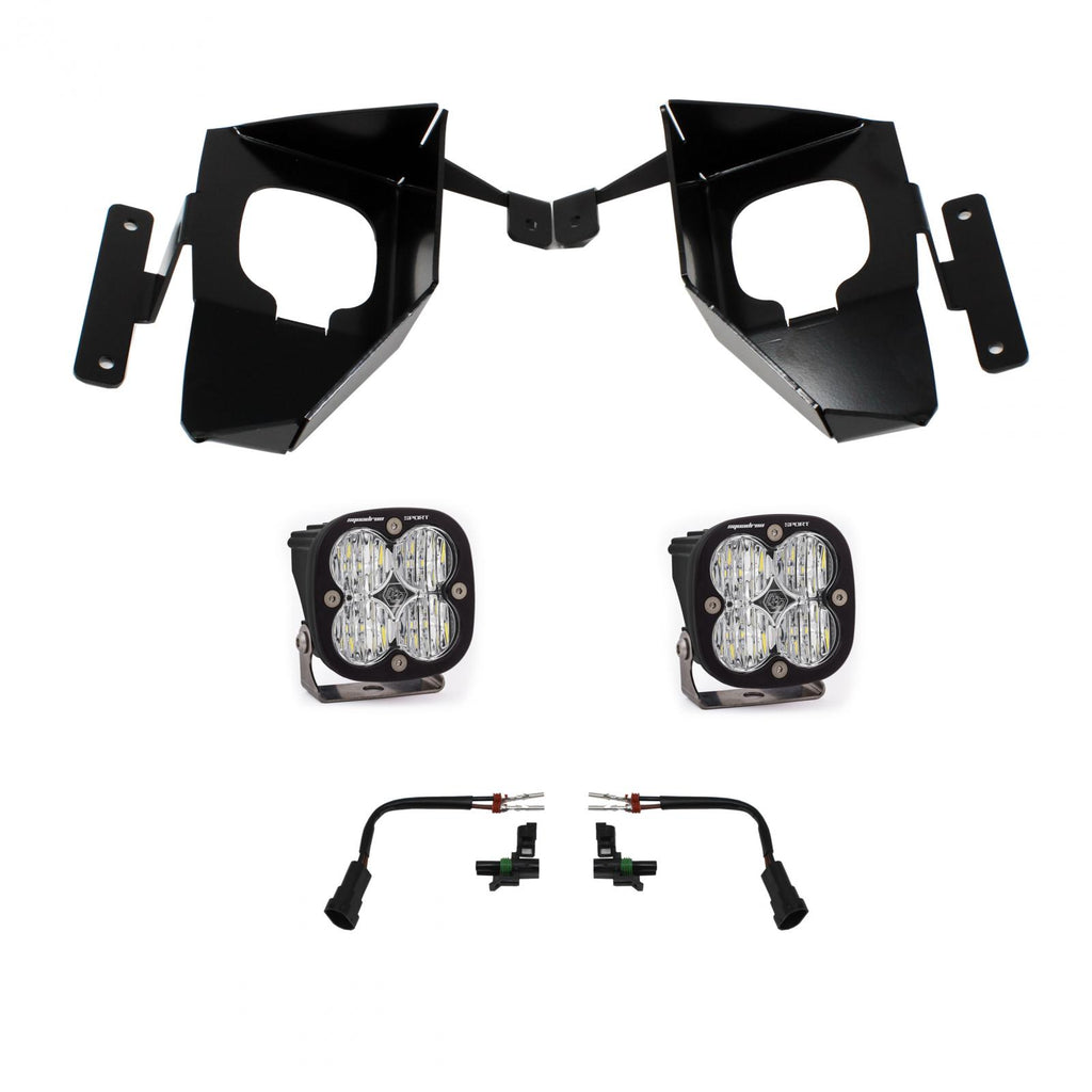 Baja Designs 447536 Squadron Sport Fog Pocket Light Kit for Select Chevrolet Silverado