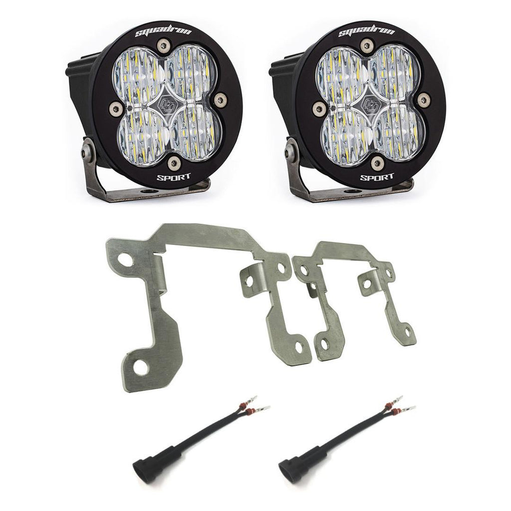 Baja Designs 447607 Squadron Sport Fog Pocket Light Kit for Select Ford Bronco, Ford Ranger
