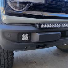 Baja Designs 447607 Squadron Sport Fog Pocket Light Kit for Select Ford Bronco, Ford Ranger