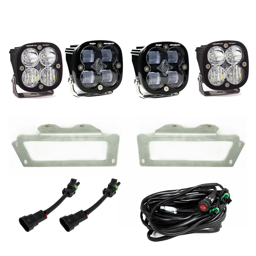 Baja Designs 447619 Squadron SAE Fog Pocket Light Kit for Select Dodge Ram 1500, Dodge Ram 2500, Dodge Ram 3500, Ram 1500, Ram 2500, Ram