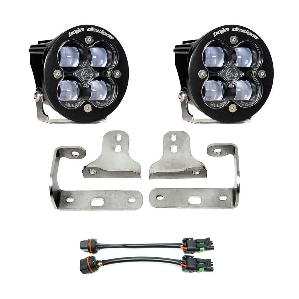 Baja Designs 447622 Squadron-R SAE Fog Pocket Light Kit for Select Jeep Gladiator, Jeep Wrangler