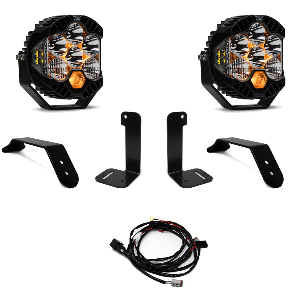 Baja Designs 447659 LP6 Pro Bumper Light Kit for Select Jeep Gladiator, Jeep Wrangler