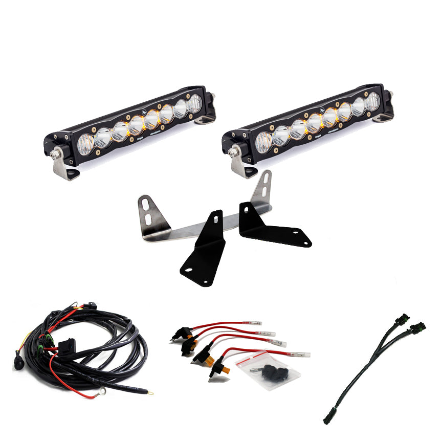 Baja Designs 447660 S8 Dual 10 Inch Grille Light Bar Kit for Select Ford F-150