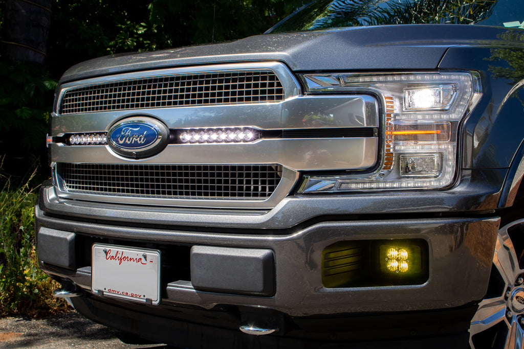 Baja Designs 447660 S8 Dual 10 Inch Grille Light Bar Kit for Select Ford F-150