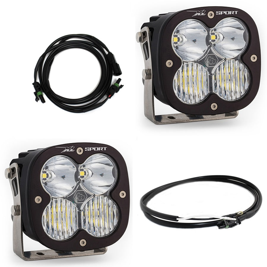 Baja Designs 447667UP XL Sport Bumper Light Kit for Select Jeep Gladiator, Jeep Wrangler