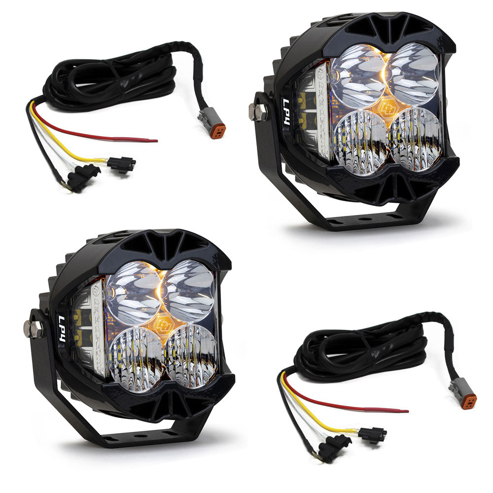 Baja Designs 447672UP LP4 Pro Bumper Light Kit for Select Jeep Gladiator, Jeep Wrangler