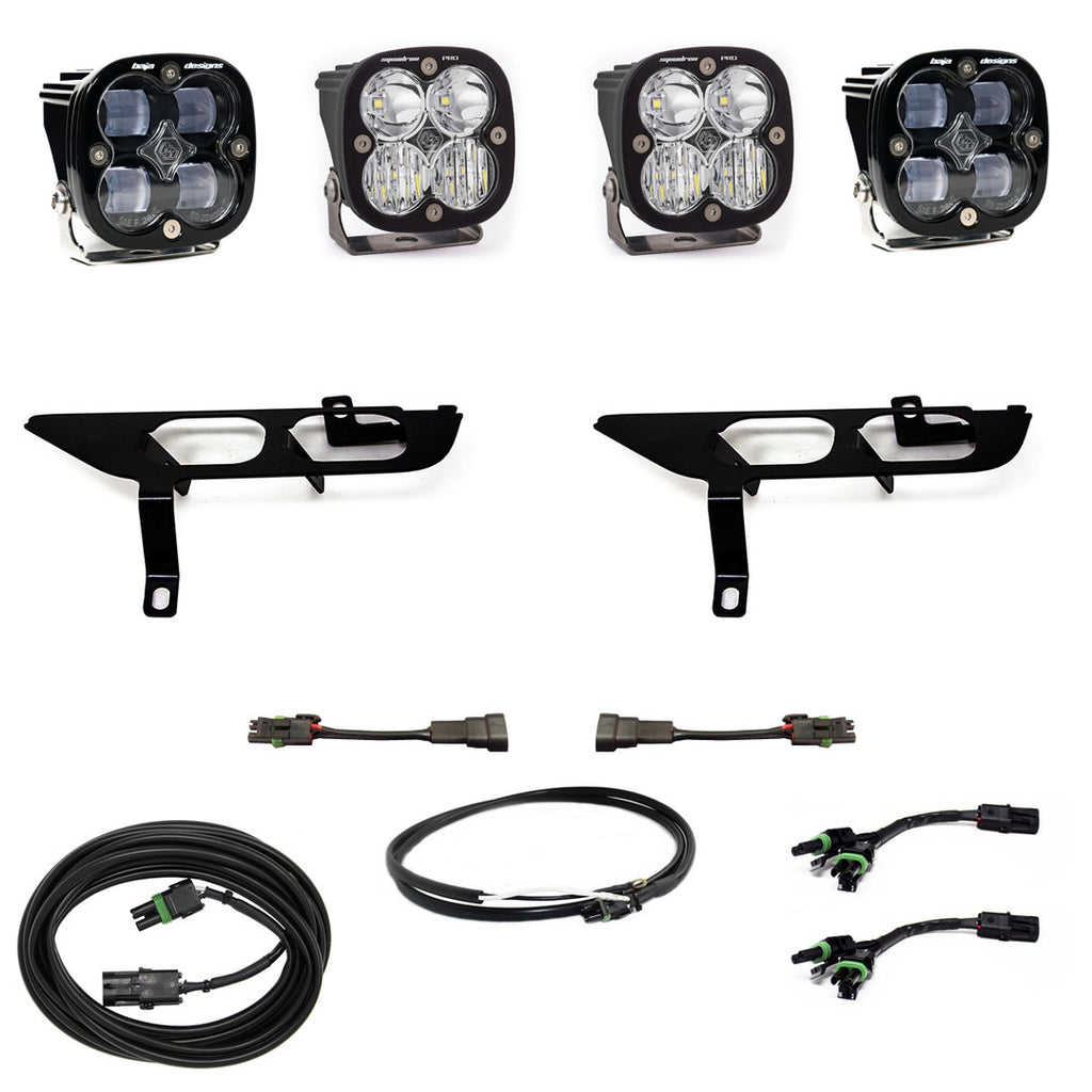 Baja Designs 447697UP Squadron SAE/Sport Fog Pocket Light Kit for Select Ford F-150