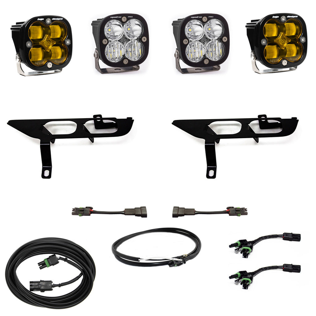 Baja Designs 447698UP Squadron SAE/Sport Fog Pocket Light Kit for Select Ford F-150
