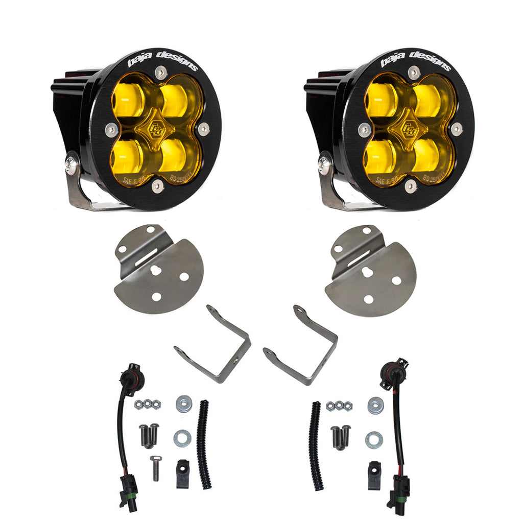 Baja Designs 447715 Squadron SAE Fog Pocket Light Kit for Select Chevrolet Colorado, Chevrolet Silverado HD, Chevrolet Silverado HD, GMC Canyon, GMC Sierra HD, GMC Sierra HD