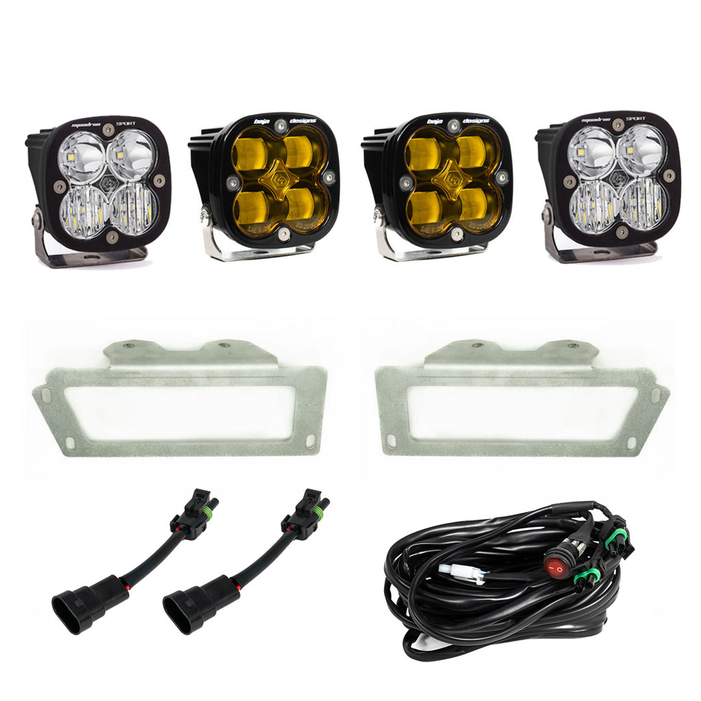 Baja Designs 447719 Squadron SAE Fog Pocket Light Kit for Select Dodge Ram 1500, Dodge Ram 2500, Dodge Ram 3500, Ram 1500, Ram 2500, Ram