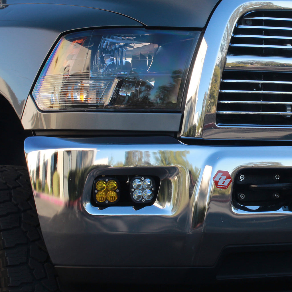 Baja Designs 447719 Squadron SAE Fog Pocket Light Kit for Select Dodge Ram 1500, Dodge Ram 2500, Dodge Ram 3500, Ram 1500, Ram 2500, Ram