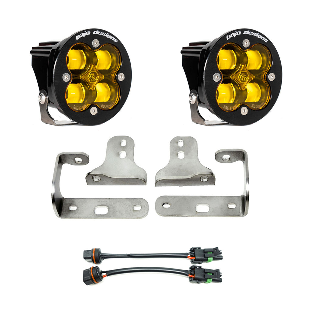 Baja Designs 447722 Squadron-R SAE Fog Pocket Light Kit for Select Jeep Gladiator, Jeep Wrangler