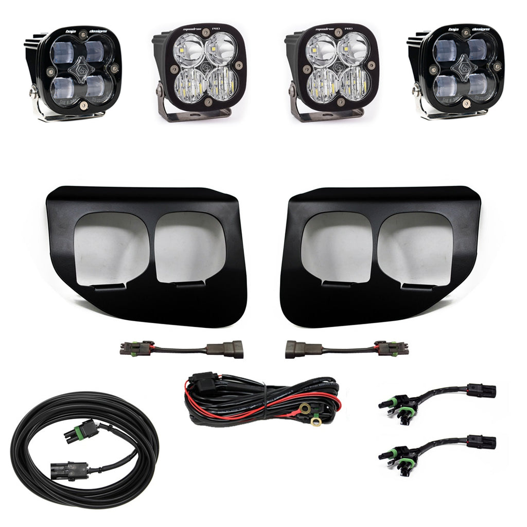 Baja Designs 447736 Squadron SAE/Pro Fog Pocket Light Kit for Select Ford F-250 Super Duty, Ford F-350 Super Duty