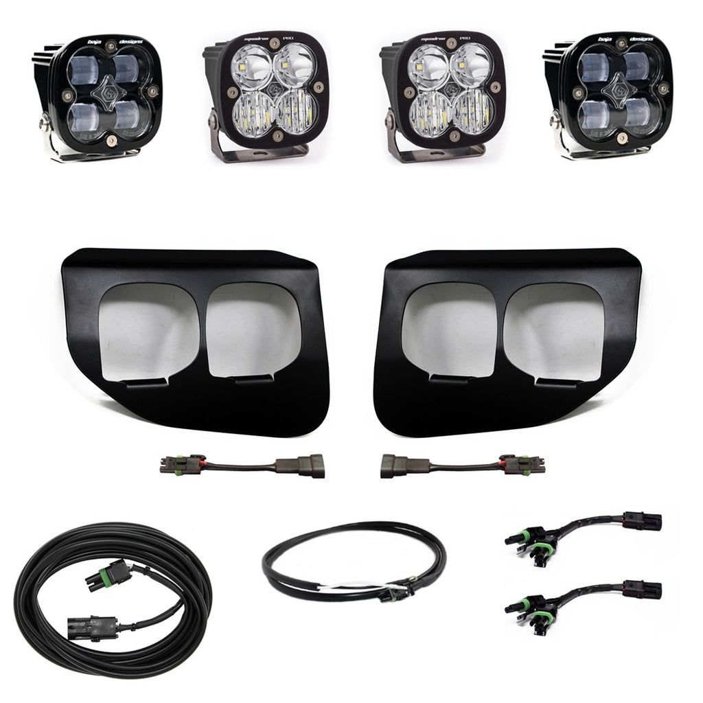 Baja Designs 447736UP Squadron SAE/Pro Fog Pocket Light Kit for Select Ford F-250 Super Duty, Ford F-350 Super Duty