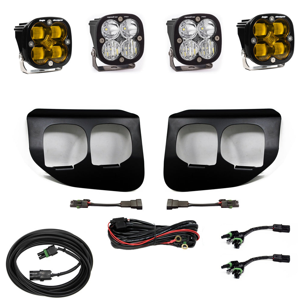 Baja Designs 447737 Squadron SAE/Pro Fog Pocket Light Kit for Select Ford F-250 Super Duty, Ford F-350 Super Duty