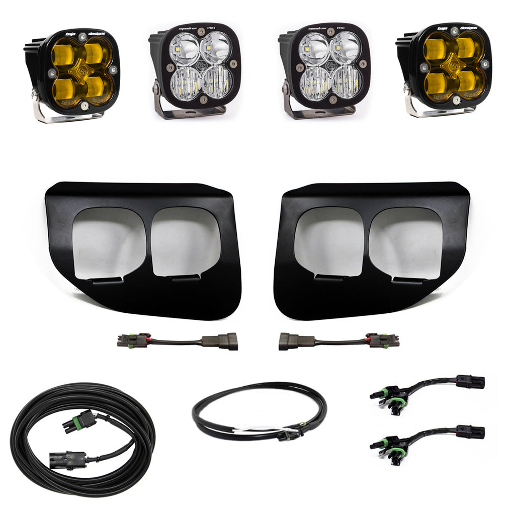 Baja Designs 447737UP Squadron SAE/Pro Fog Pocket Light Kit for Select Ford F-250 Super Duty, Ford F-350 Super Duty