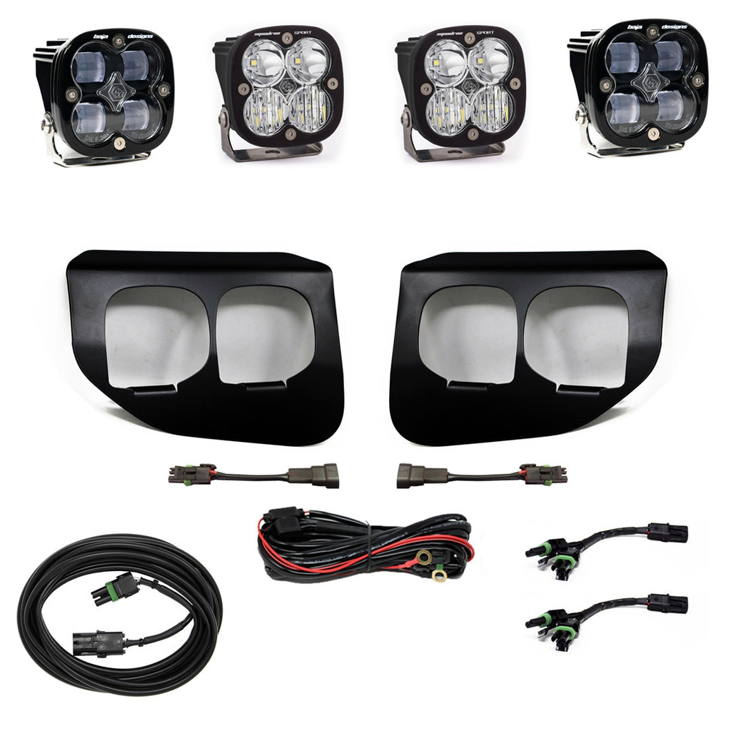 Baja Designs 447738 Squadron SAE/Sport Fog Pocket Light Kit for Select Ford F-250 Super Duty, Ford F-350 Super Duty