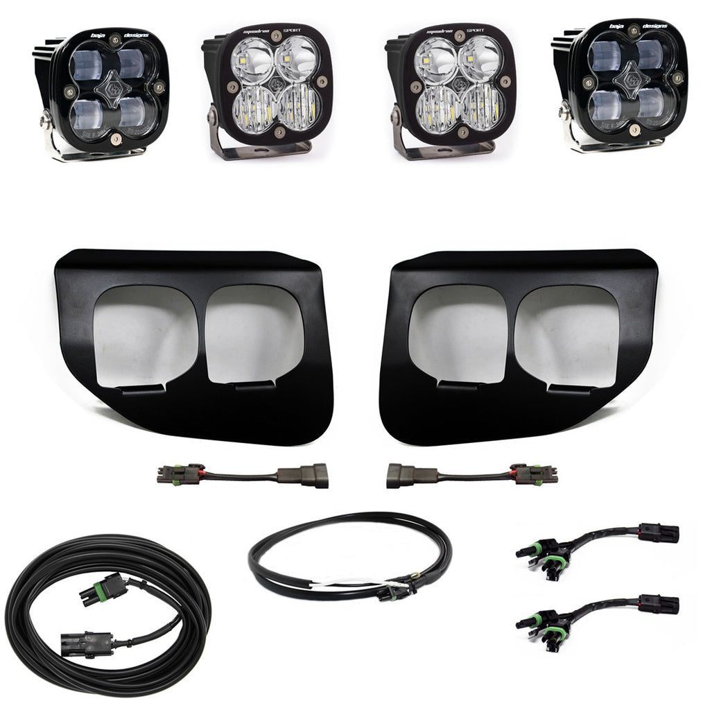 Baja Designs 447738UP Squadron SAE/Sport Fog Pocket Light Kit for Select Ford F-250 Super Duty, Ford F-350 Super Duty