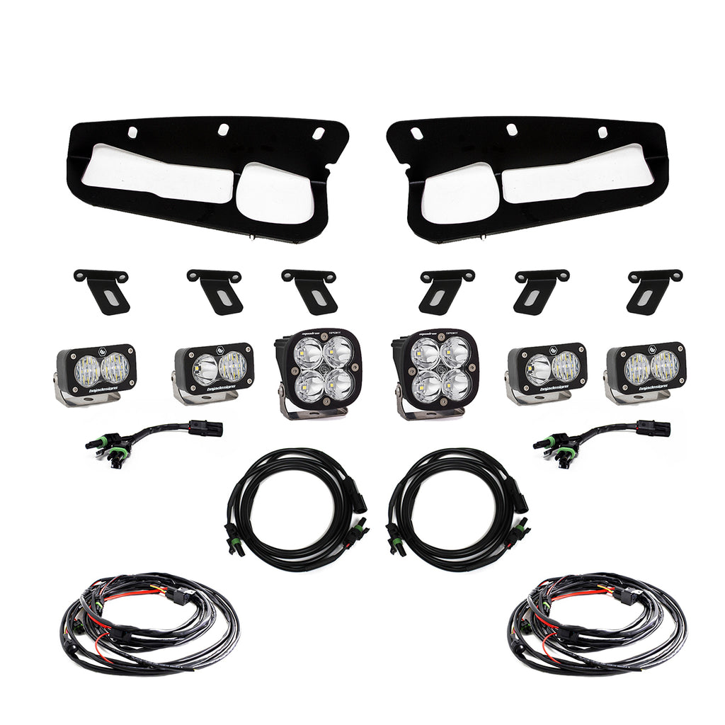 Baja Designs 447760 Squadron Sport/S2 Sport Fog Pocket Light Kit for Select Ford Bronco