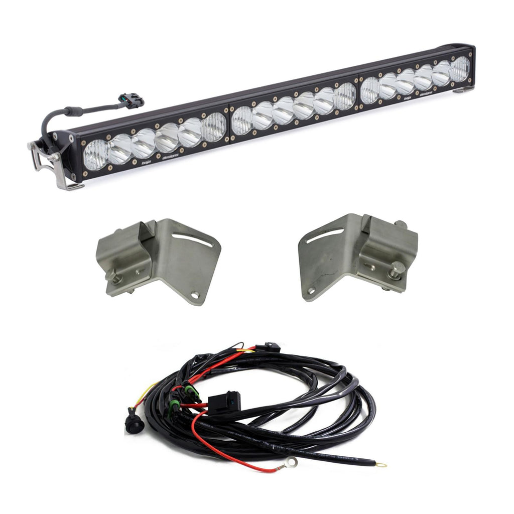 Baja Designs 447769 OnX6+ 30 Inch Grille Light Bar Kit for Select Chevrolet Silverado HD, Chevrolet Silverado HD