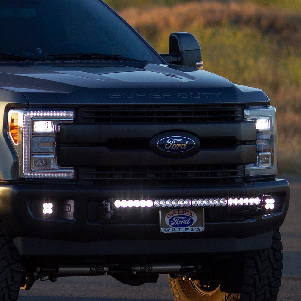 Baja Designs 447788 Ford Onx6 30" Arc, Front Bumper Kit for Select Ford F-250 Super Duty, Ford F-350 Super Duty