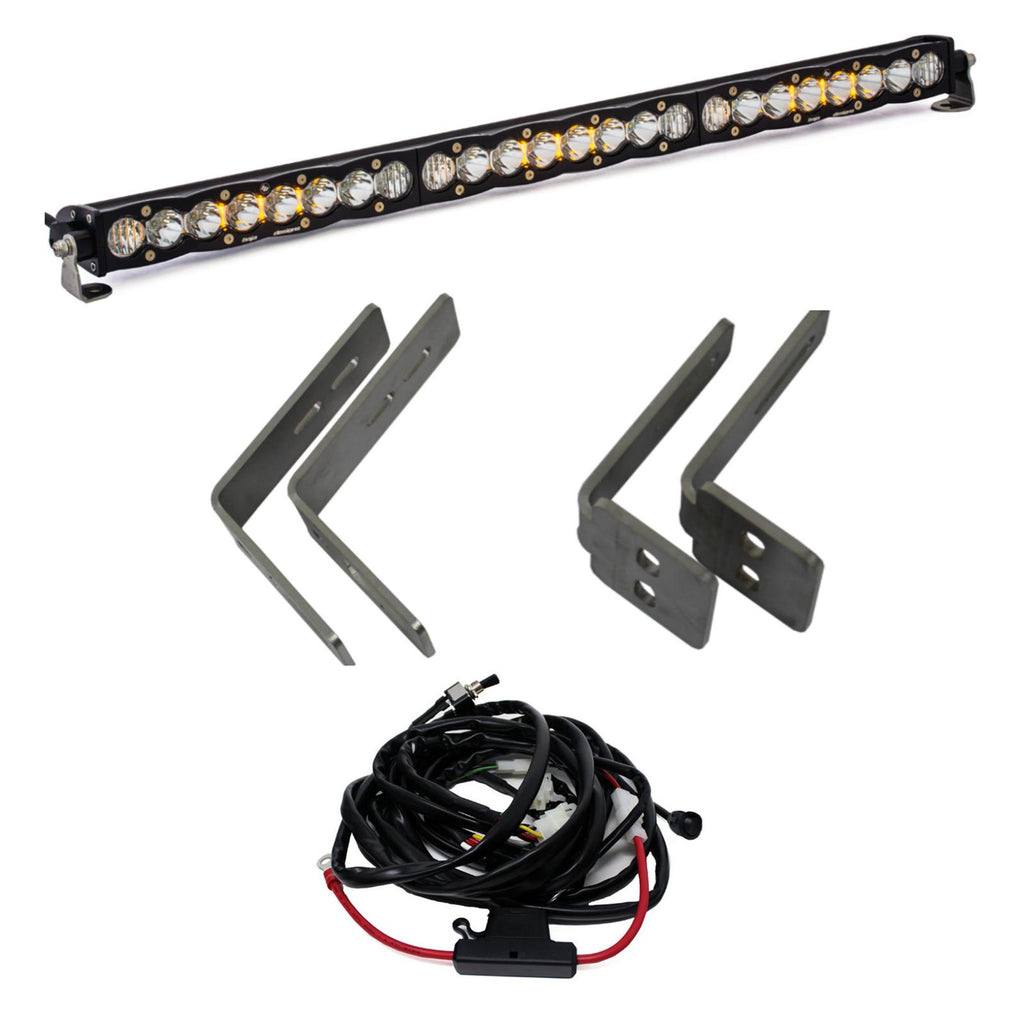 Baja Designs 447792 S8 30 Inch Grille Upper Mount Kit for Select Ford F-250 Super Duty, Ford F-350 Super Duty