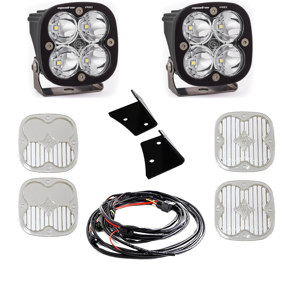 Baja Designs 447797 Squadron Pro Spot A-Pillar Light Kit for Select Jeep Wrangler, Jeep Wrangler JK