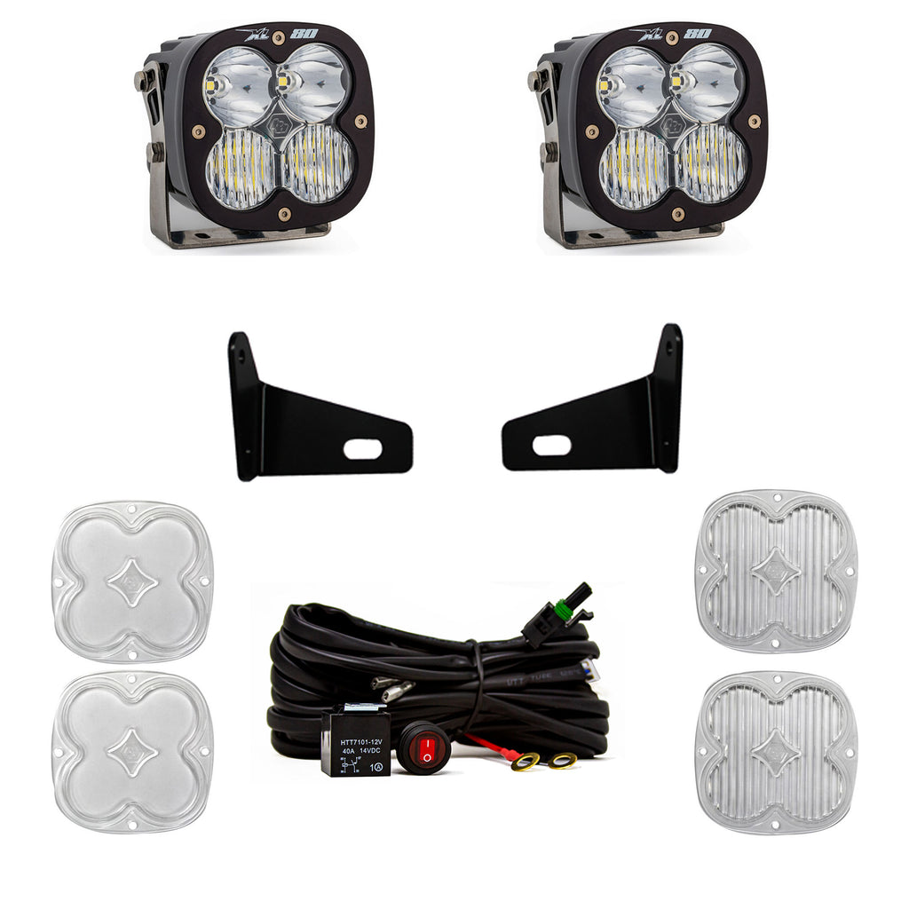 Baja Designs 447804 XL80 A-Pillar Light Kit for Select Can-Am Maverick X3 900 HO, Can-Am Maverick X3 DS Turbo, Can-Am Maverick X3 DS Turbo R, Can-Am Maverick X3 DS Turbo RR, Can-Am Maverick X3 Max DS Turbo, Can-Am Maverick X3 Max DS Turbo R, Can-Am