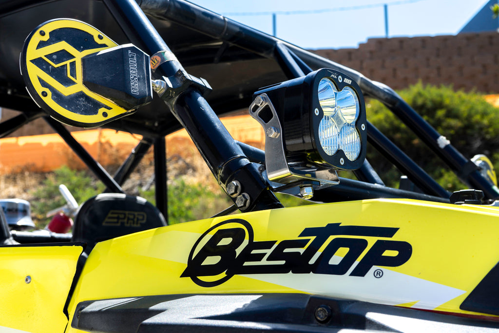 Baja Designs 447822 XL Sport A-Pillar Light Kit for Select Polaris RZR Turbo S, Polaris RZR Turbo S Lifted Lime LE, Polaris RZR Turbo S Velocity, Polaris RZR Turbo S4, Polaris RZR Turbo S4 Lifted Lime LE, Polaris RZR Turbo S4 Velocity, Polaris RZR XP