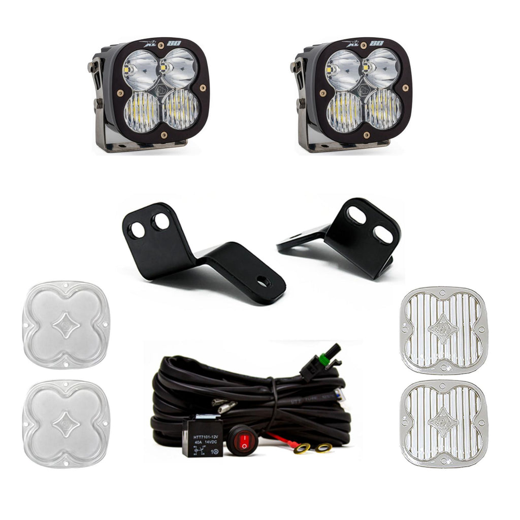 Baja Designs 447824 XL80 A-Pillar Light Kit for Select Polaris RZR Turbo S, Polaris RZR Turbo S Lifted Lime LE, Polaris RZR Turbo S Velocity, Polaris RZR Turbo S4, Polaris RZR Turbo S4 Lifted Lime LE, Polaris RZR Turbo S4 Velocity, Polaris RZR XP 1000,