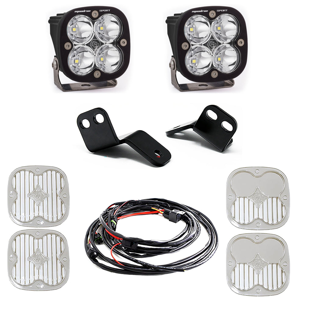 Baja Designs 447827 Squadron Sport A-Pillar Light Kit for Select Arctic Cat Wildcat XX, Arctic Cat Wildcat XX LTD, Arctic Cat Wildcat XX SE, Textron Wildcat XX, Textron Wildcat XX LTD