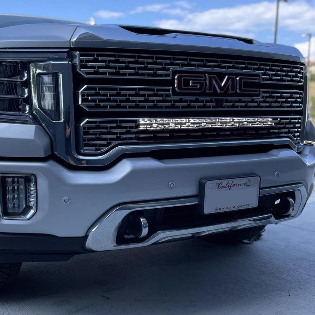 Baja Designs 447850 GMC S8 30-Inch Behind the Grille Light Bar Kit for Select GMC Sierra HD, GMC Sierra HD