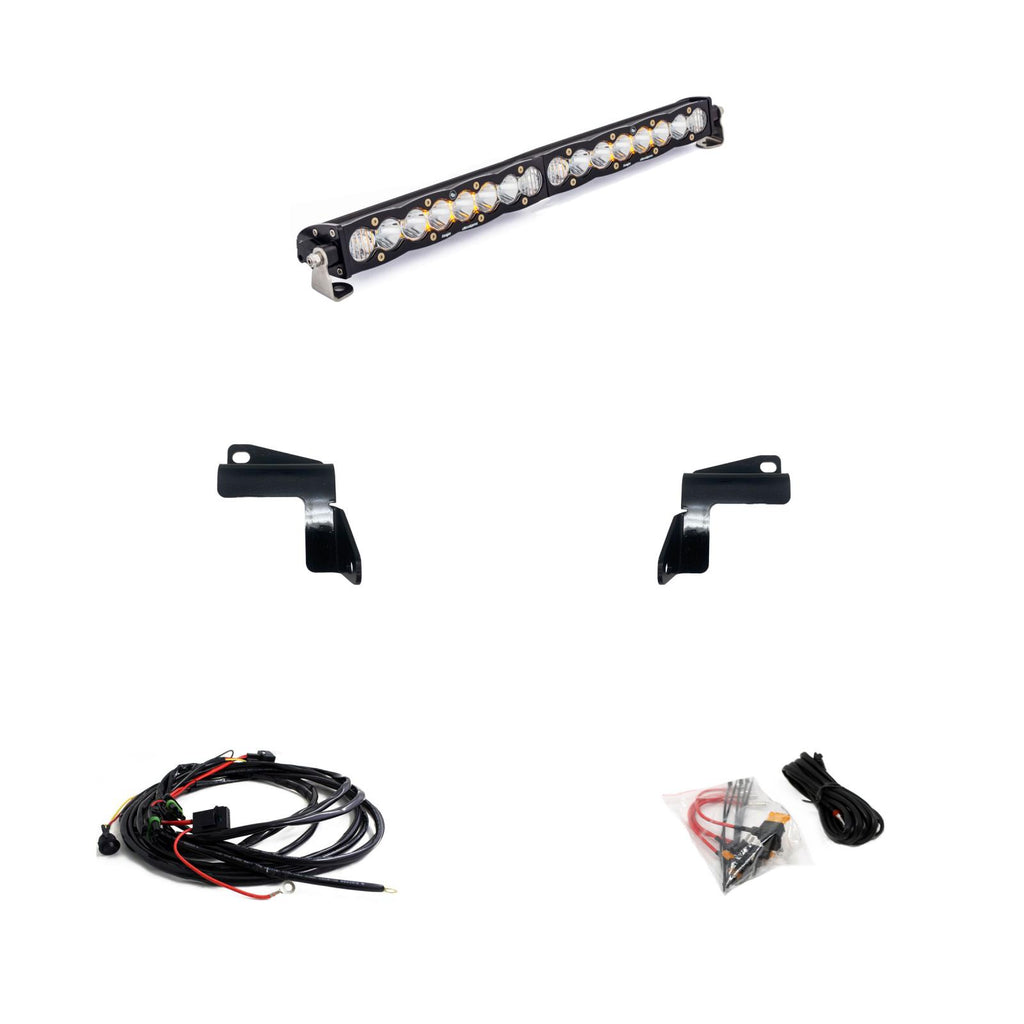Baja Designs 447872 S8 20 Inch Bumper Light Bar Kit for Select GMC Sierra HD, GMC Sierra HD