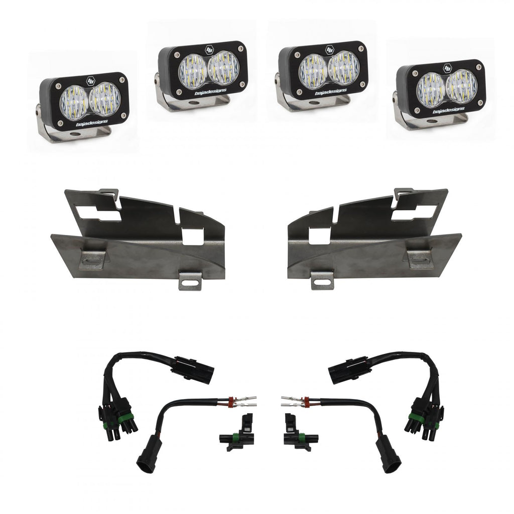 Baja Designs 448024 S2 Sport Dual Fog Pocket Light Kit for Select Ram