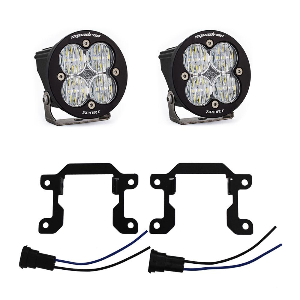 Baja Designs 448034 Squadron Sport Fog Pocket Light Kit for Select Ram 2500, Ram