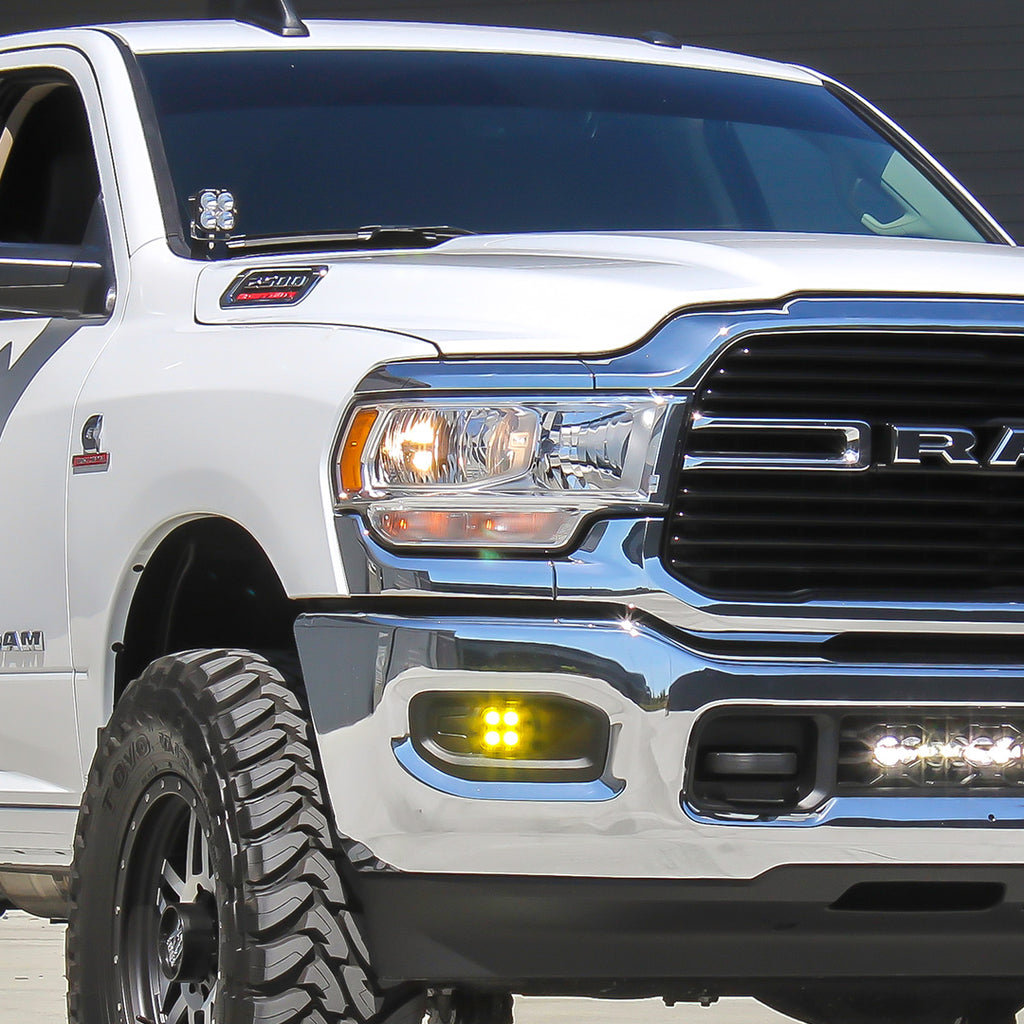Baja Designs 448034 Squadron Sport Fog Pocket Light Kit for Select Ram 2500, Ram