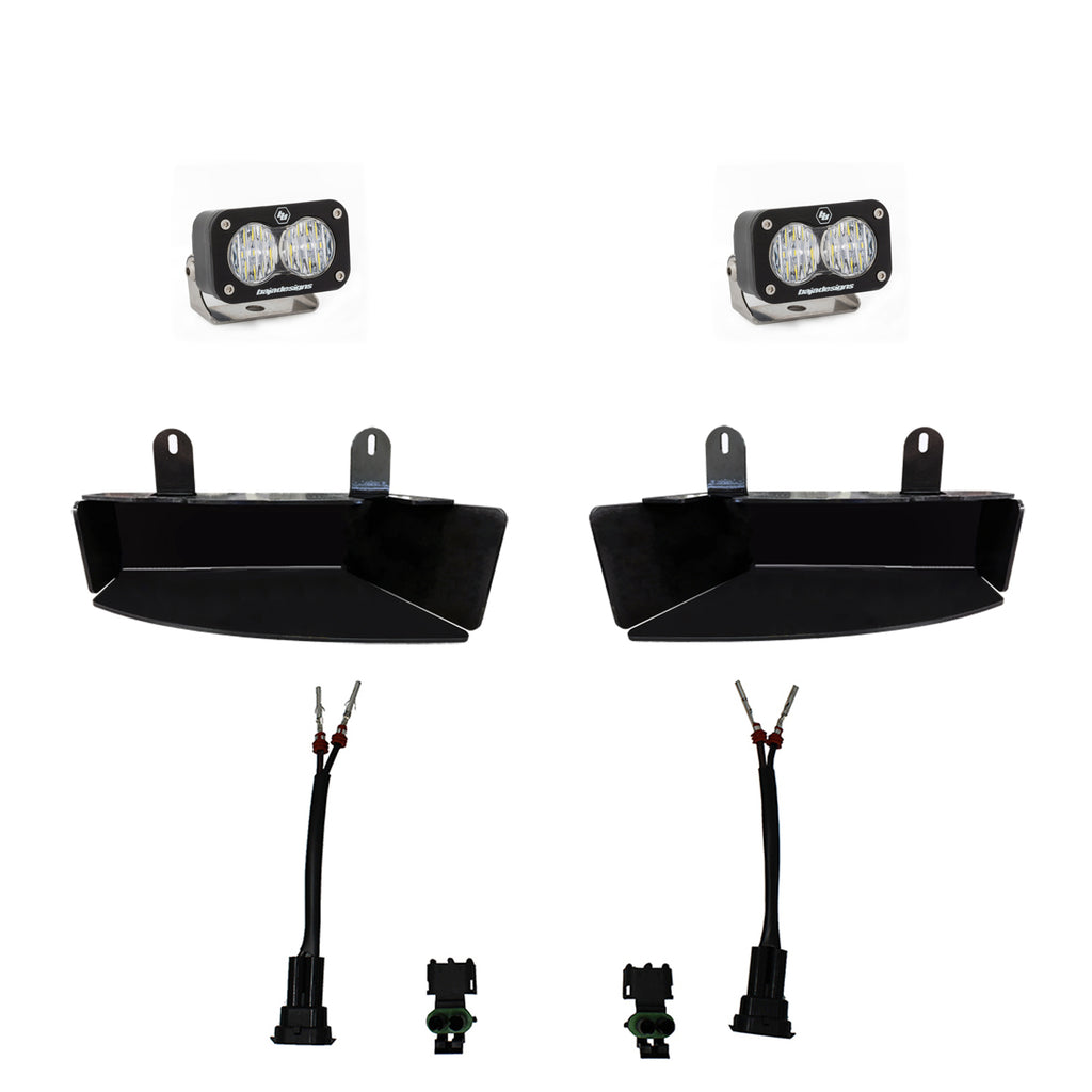 Baja Designs 448042 S2 Sport Fog Pocket Light Kit for Select Ram 2500, Ram