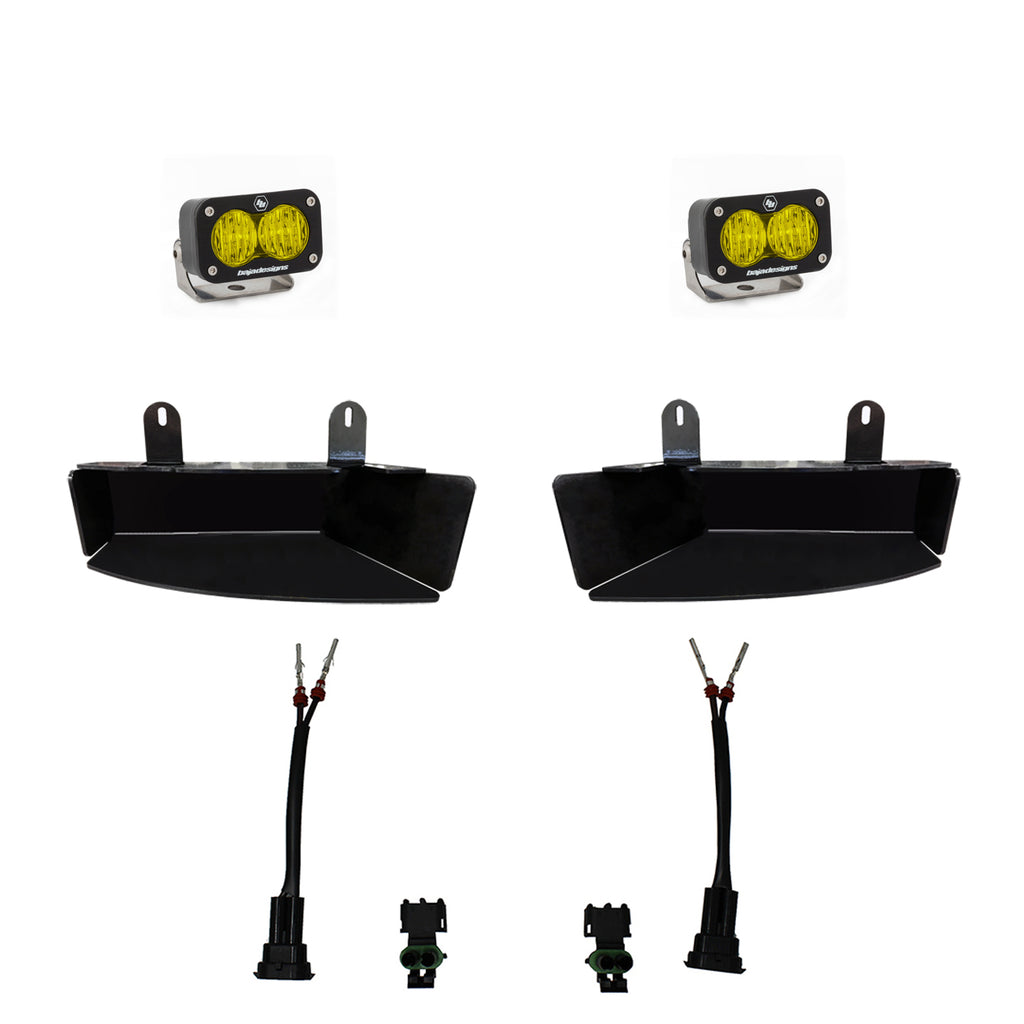 Baja Designs 448043 S2 Sport Fog Pocket Light Kit for Select Ram 2500, Ram
