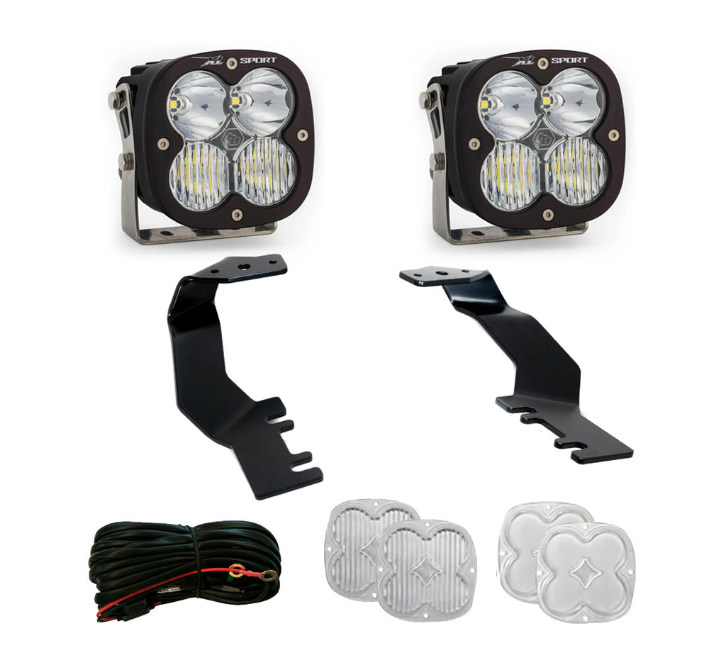 Baja Designs 448072 XL Sport A-Pillar Light Kit for Select Toyota Sequoia, Toyota Tundra