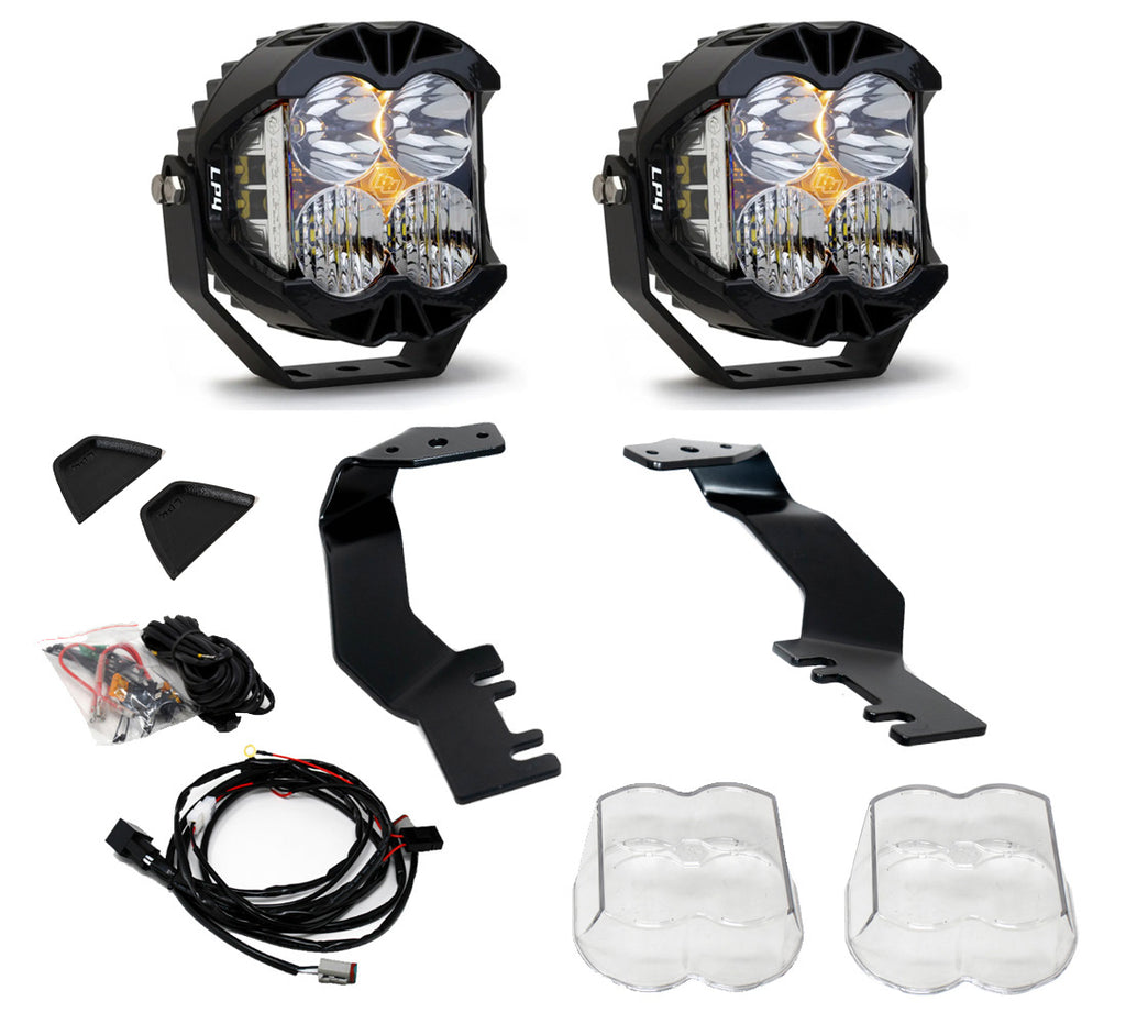 Baja Designs 448075 LP4 Pro A-Pillar Light Kit for Select Toyota Sequoia, Toyota Tundra